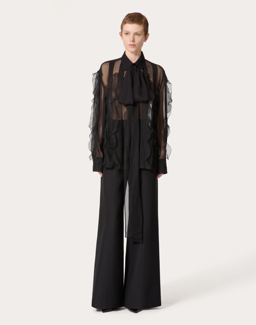 Valentino Handbags Camicia per Donna in Nero | Valentino IT Vendita calda