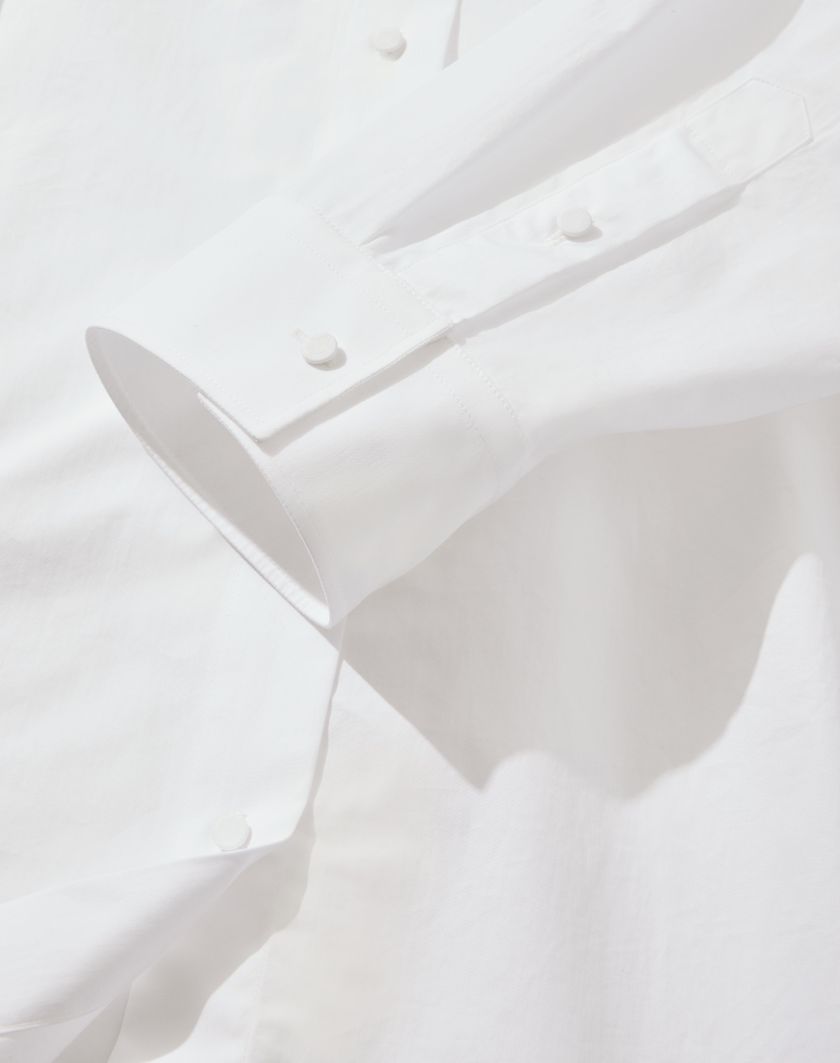Valentino Handbags Camicia In Cotton Popeline per Donna in Bianco Ottico | Valentino IT Offerta temporanea