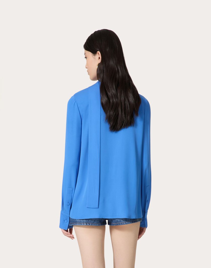 Valentino Handbags Camicia In Georgette per Donna in Serenity | Valentino IT Enormi risparmi
