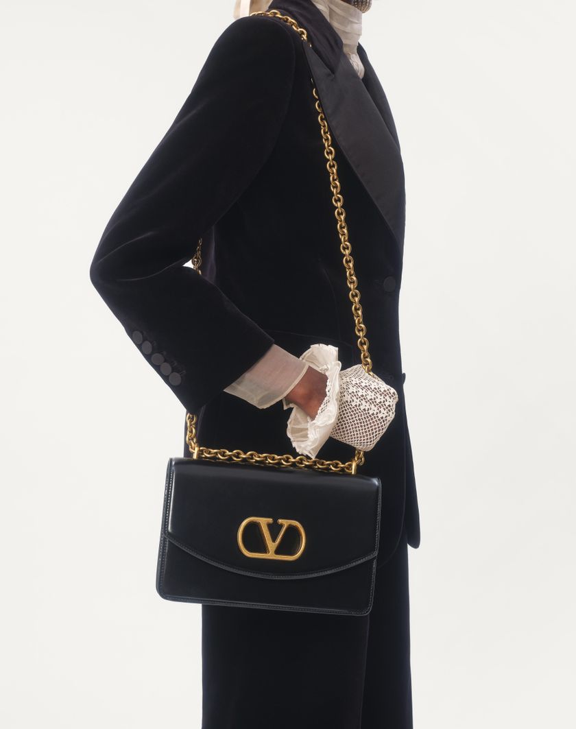 Valentino Handbags Blazer In Velluto per Donna in Nero | Valentino IT Sostegno trimestrale