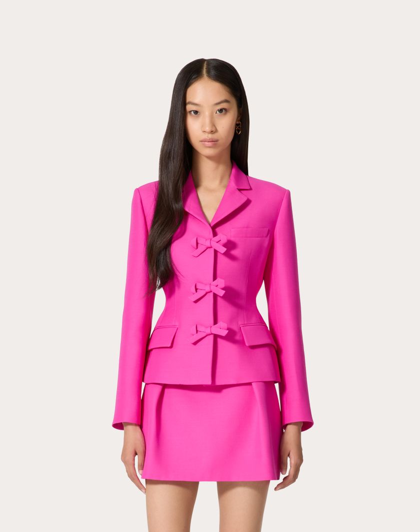 Valentino Handbags Giacca In Crepe Couture per Donna in Pink Pp | Valentino IT 50% di sconto per tempo limitato