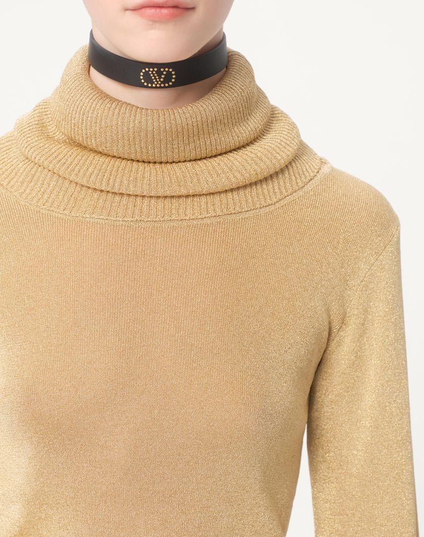 Valentino Handbags Maglia In Lurex per Donna in Rosa | Valentino IT Qualità Garantita