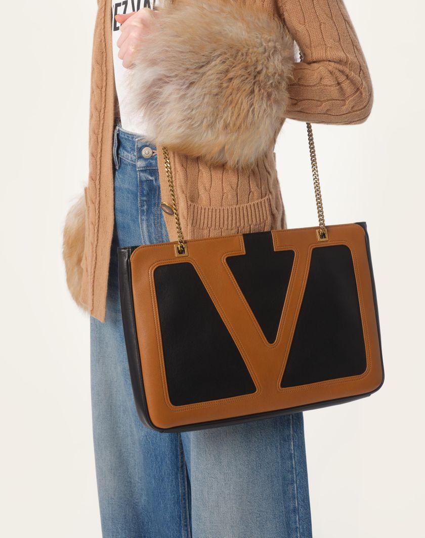 Valentino Handbags Cardigan In Cashmere per Donna in Cammello | Valentino IT Acquista Ora