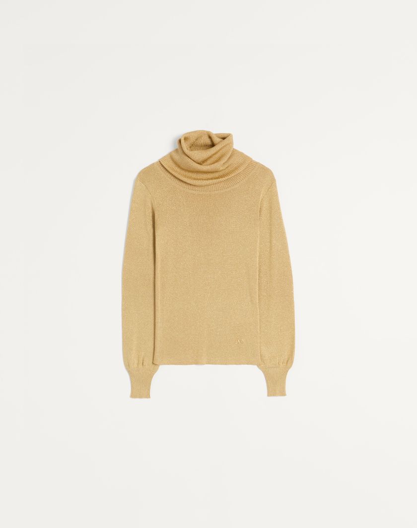 Valentino Handbags Maglia In Lurex per Donna in Oro | Valentino IT Consegna Veloce