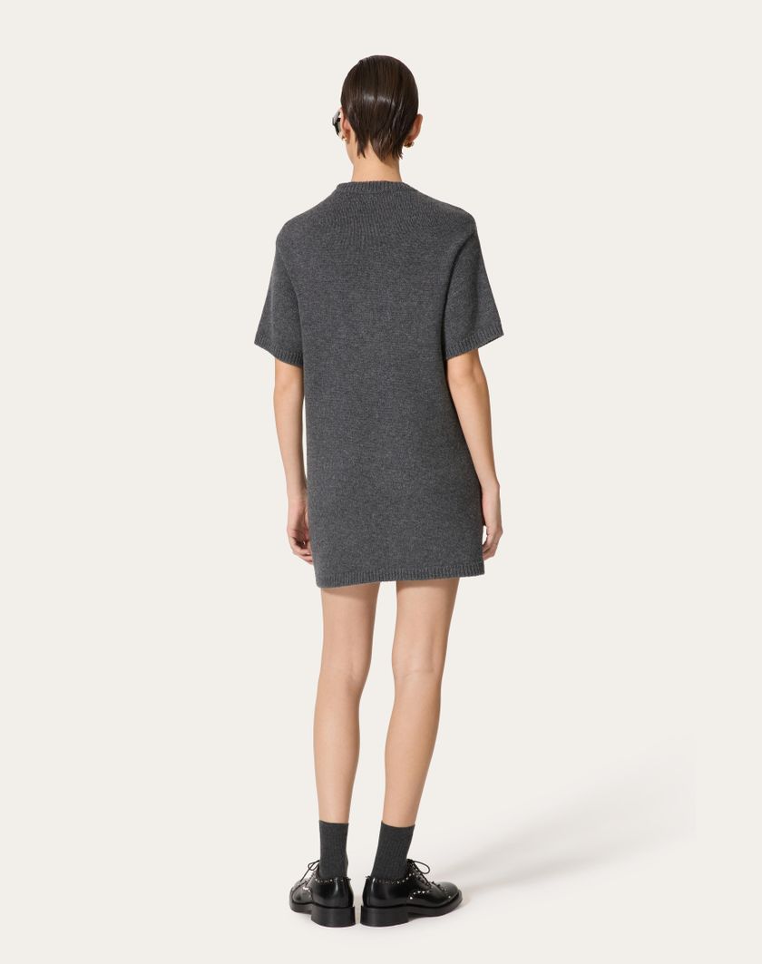 Valentino Handbags Maglia In Lana per Donna in Grigio Scuro | Valentino IT Economico