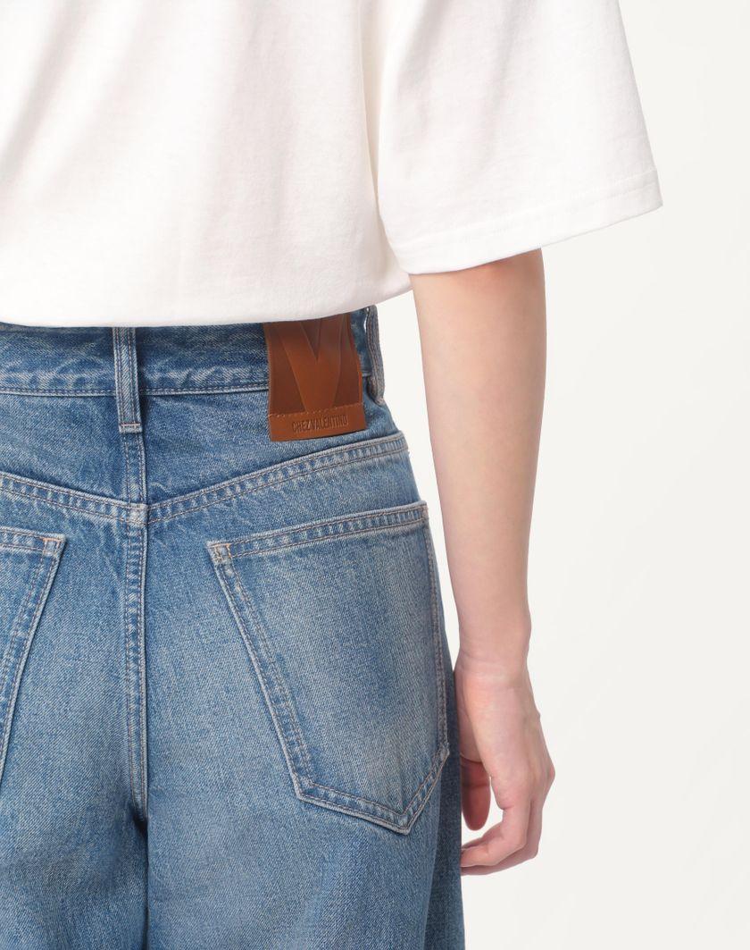Valentino Handbags Pantaloni In Denim per Donna in Denim | Valentino IT Vendite Flash