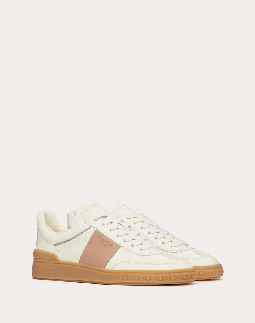Valentino Handbags Sneaker Upvillage In Vitello Nappato per Donna in Rose Cannelle | Valentino IT Offerta settimanale