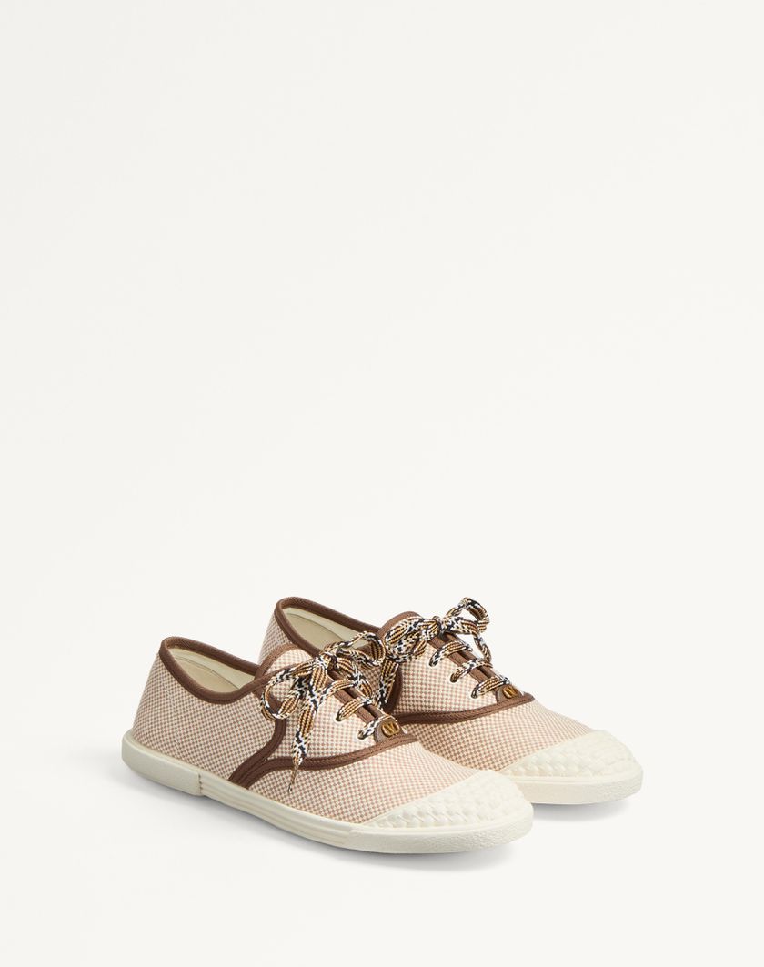 Valentino Handbags Sneaker Bay By Bay In Canvas per Donna in Tabacco | Valentino IT Ritorno libero