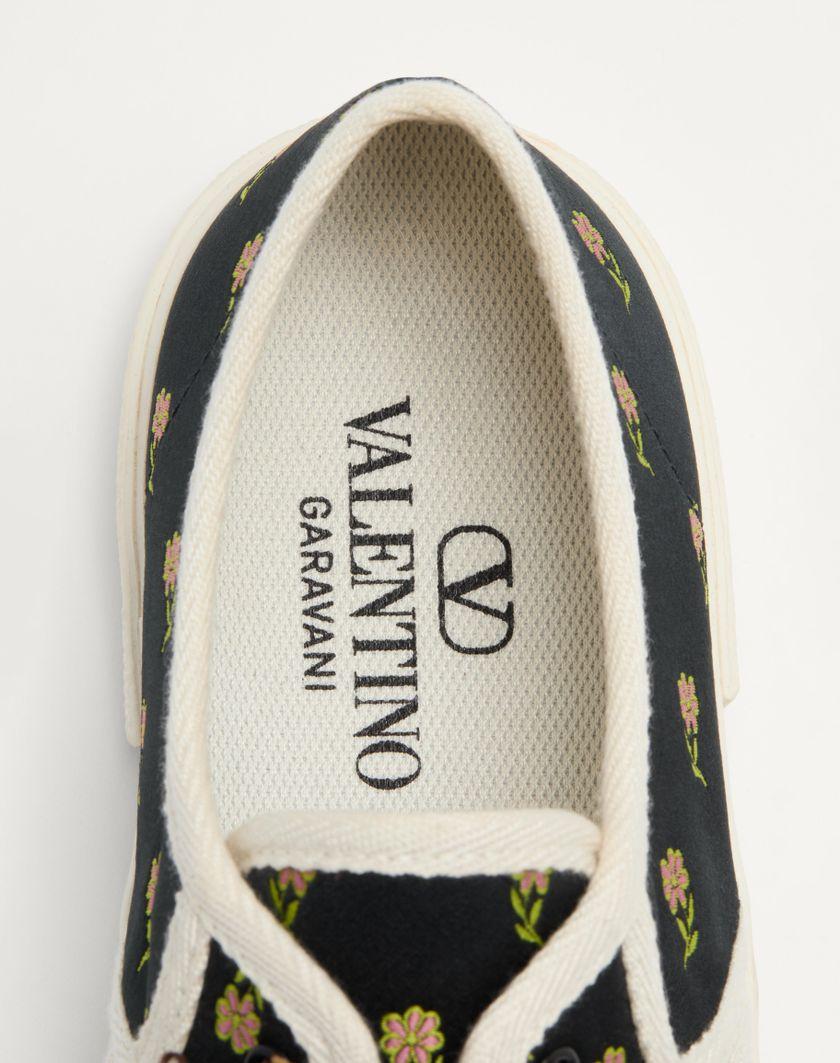 Valentino Handbags Sneaker Bay By Bay In Tessuto Papier Floral per Donna in Multicolor | Valentino IT Rilascio limitato