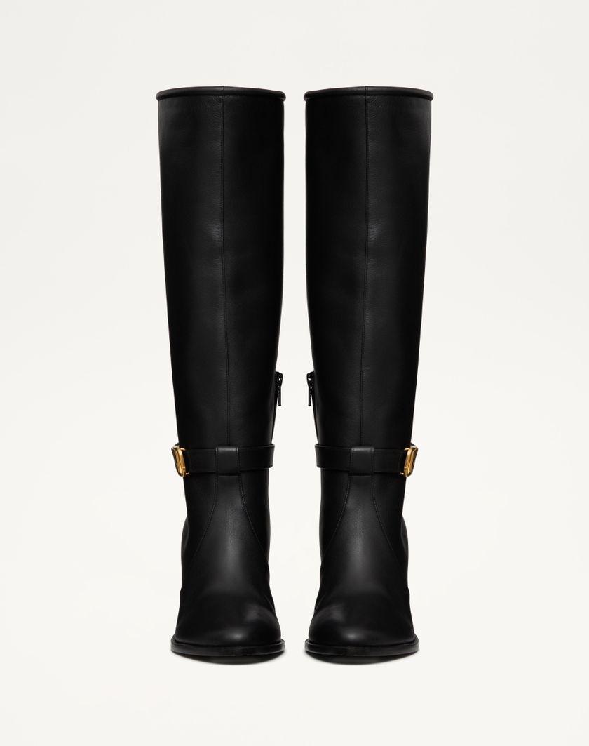 Valentino Handbags Stivale Vlogo Signature In Vitello 75mm per Donna in Nero | Valentino IT Fino al 65% di sconto
