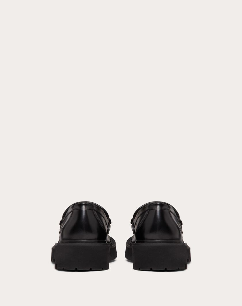 Valentino Handbags Mocassino Vlogo Signature In Vitello per Donna in Nero | Valentino IT Black Friday Prezzi