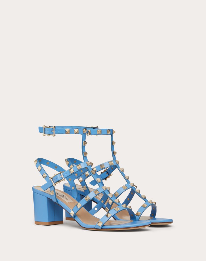 Valentino Handbags Sandalo Rockstud Con Cinturini 60mm per Donna in Poudre | Valentino IT Qualità