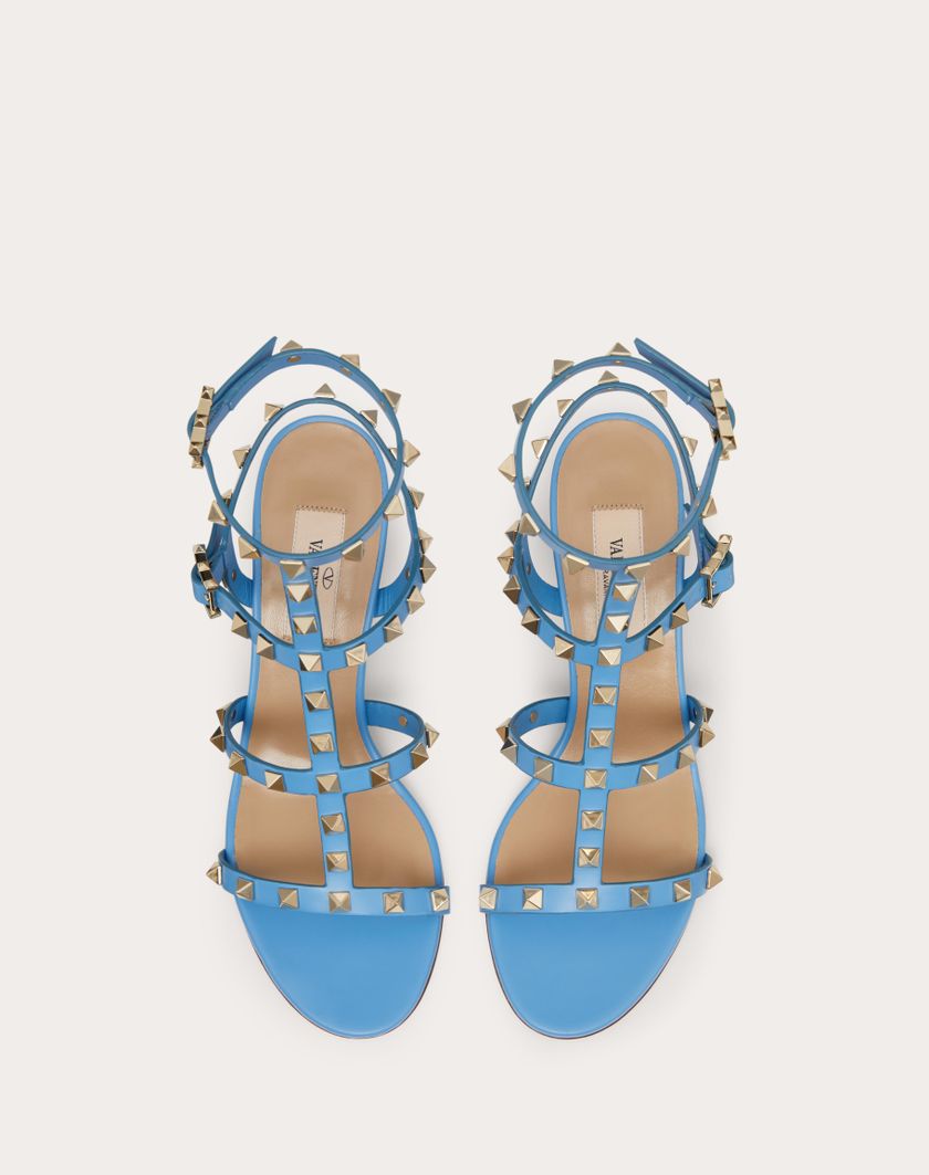 Valentino Handbags Sandalo Rockstud Con Cinturini 60mm per Donna in Poudre | Valentino IT Qualità
