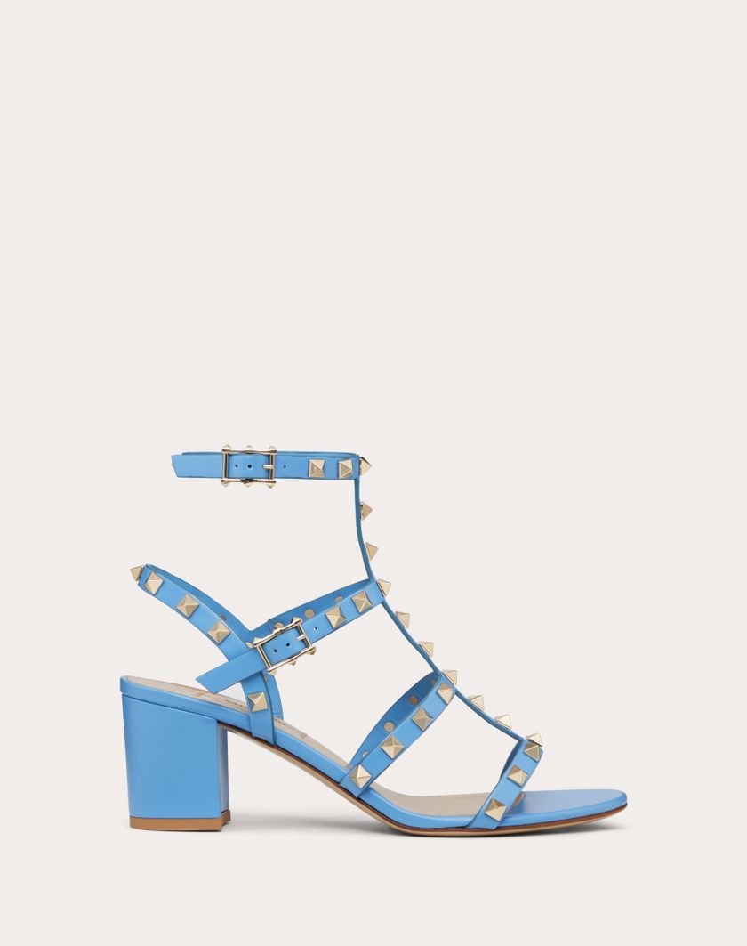 Valentino Handbags Sandalo Rockstud Con Cinturini 60mm per Donna in Nero | Valentino IT Vendita
