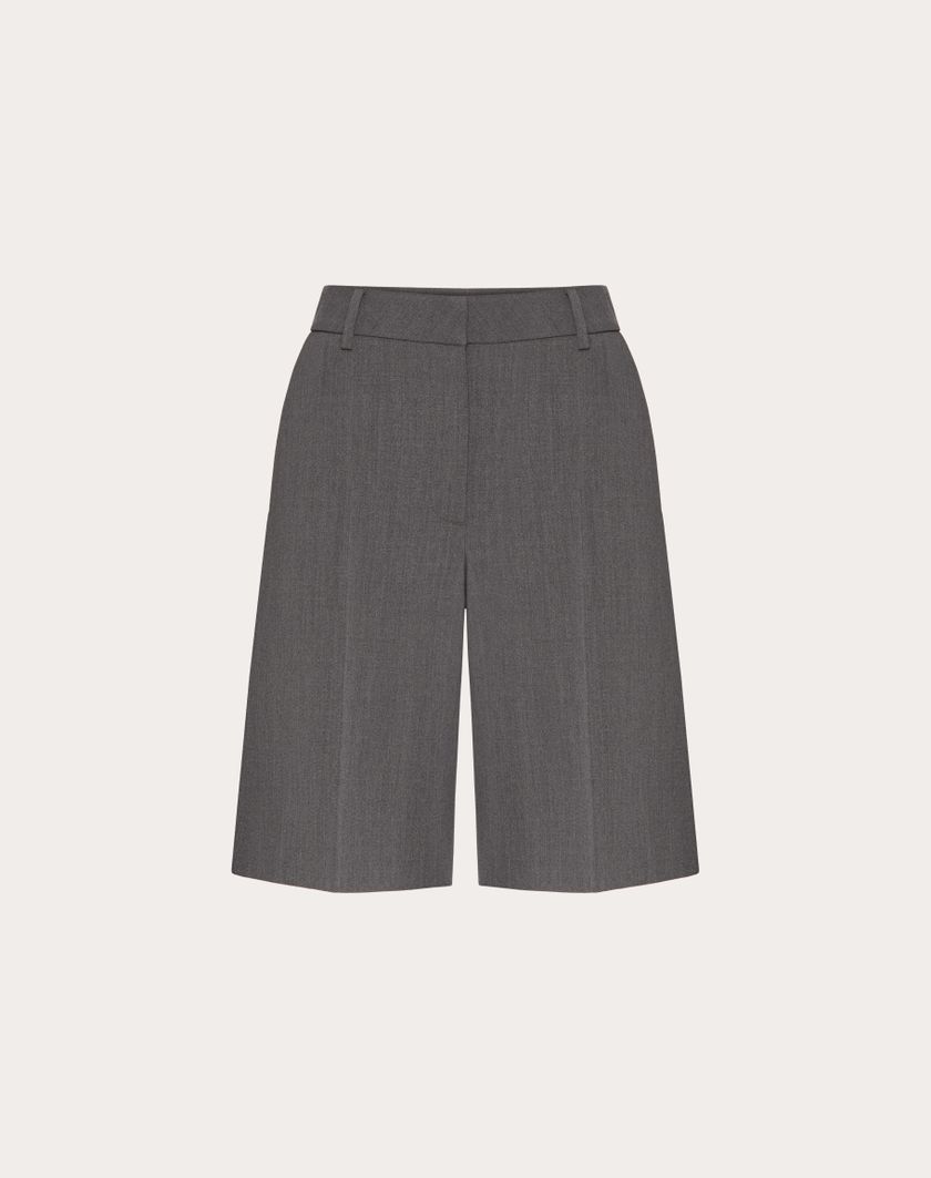Valentino Handbags Bermuda In Active Gabardine per Donna in Grigio | Valentino IT Offerta speciale