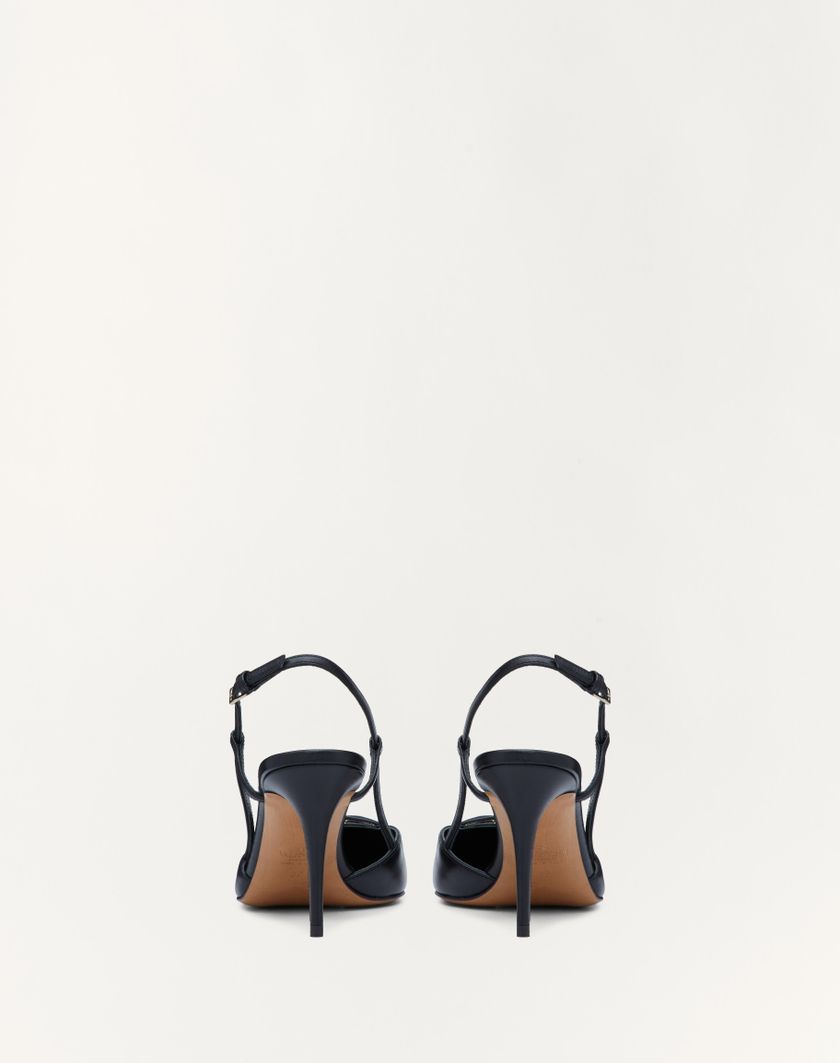 Valentino Handbags Décolleté Slingback Vlogo Signature In Vitello 80mm per Donna in Poudre | Valentino IT Offerta per la Festa della Mamma