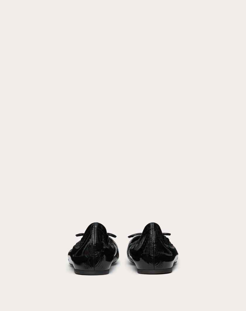 Valentino Handbags Ballerina Vlogo Signature In Vernice per Donna in Nero | Valentino IT Offerta settimanale