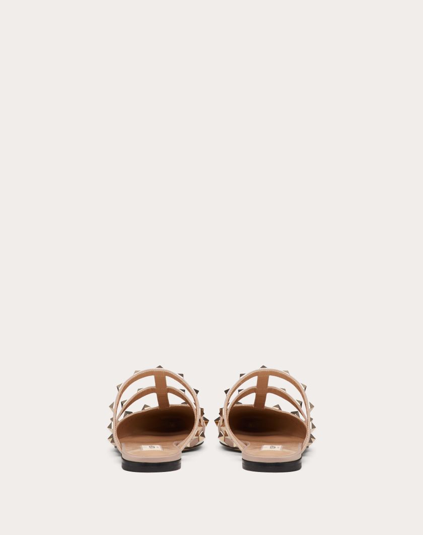 Valentino Handbags Mule Rockstud In Vernice per Donna in Avorio/poudre | Valentino IT Discount Store per i nuovi prodotti