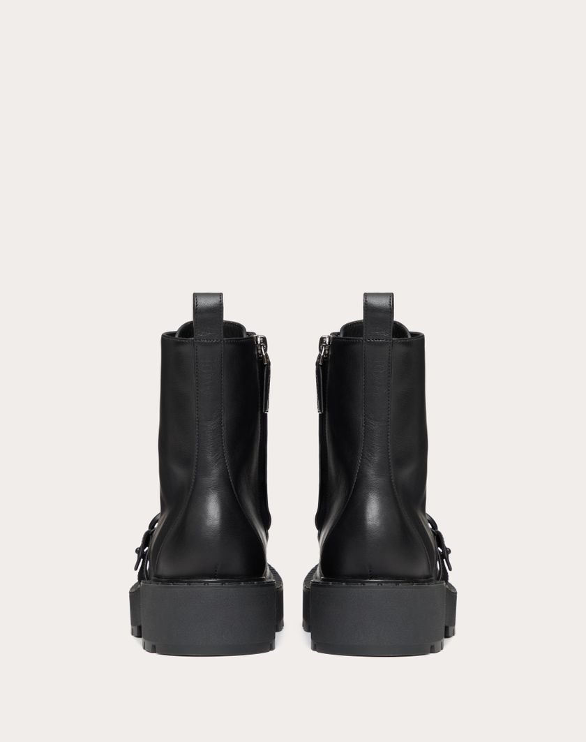Valentino Handbags Combat Boot Vlogo Signature In Vitello 45mm per Donna in Nero | Valentino IT 50% di sconto per tempo limitato