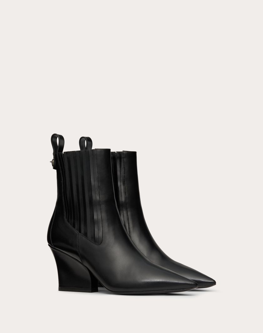 Valentino Handbags Beatle Vlogo Lockette In Vitello Spazzolato 75mm per Donna in Nero | Valentino IT In Linea