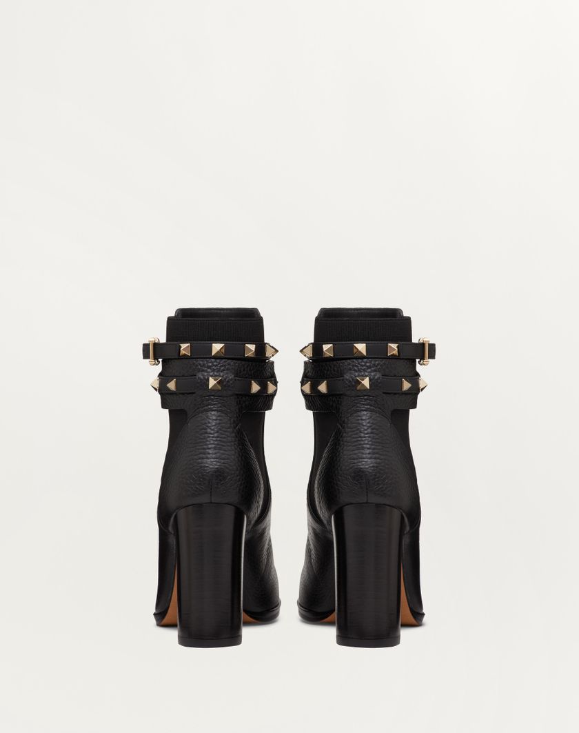 Valentino Handbags Stivaletto Rockstud In Vitello Granato 90mm per Donna in Nero | Valentino IT Spedizione Gratuita