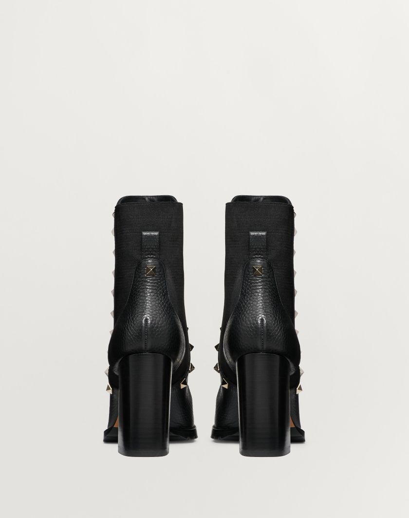 Valentino Handbags Stivaletto Rockstud In Vitello Granato 80mm per Donna in Nero | Valentino IT Pezzi Unici
