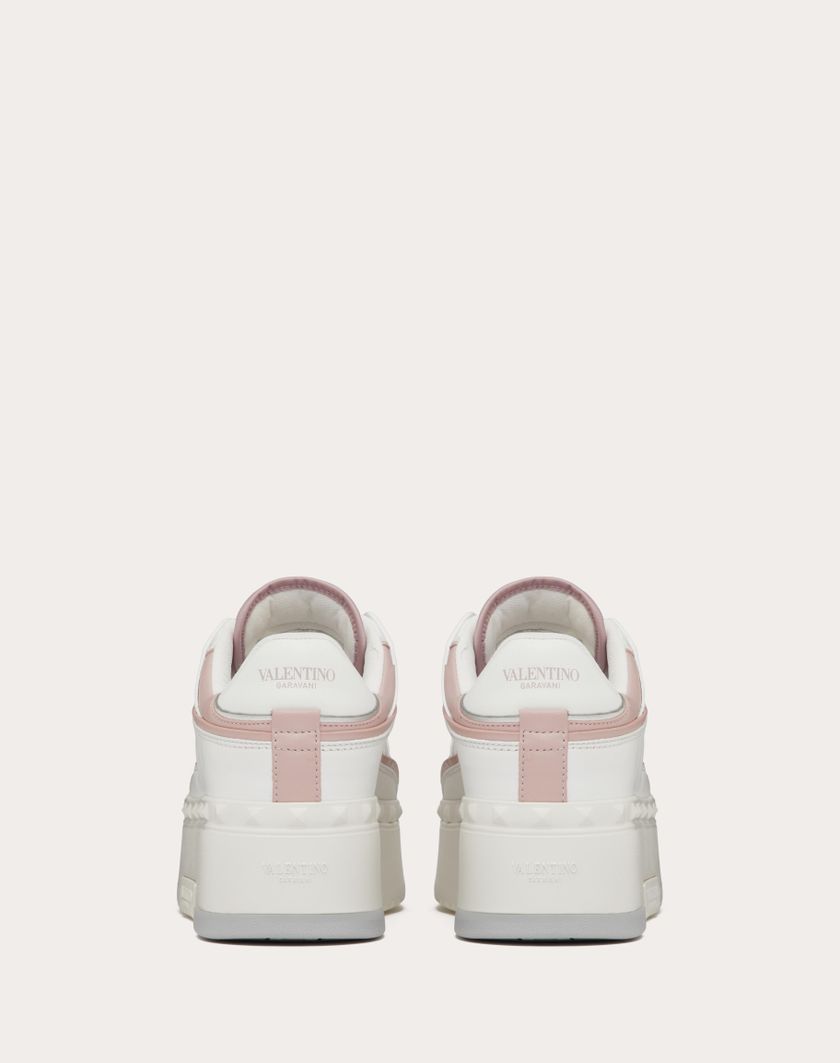Valentino Handbags Sneaker Freedots Xl In Vitello per Donna in Bianco/rose/silver | Valentino IT Flash Sale
