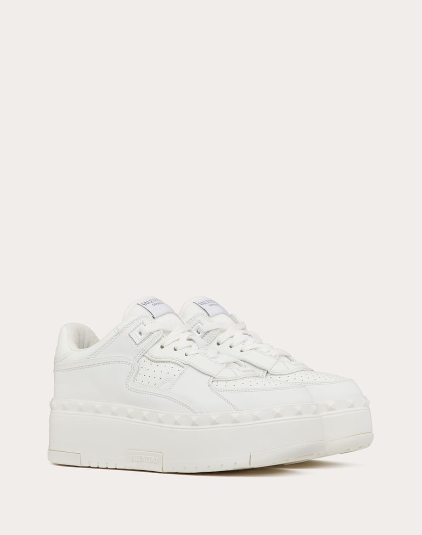 Valentino Handbags Sneaker Freedots Xl In Vitello per Donna in Bianco | Valentino IT Fornitura limitata