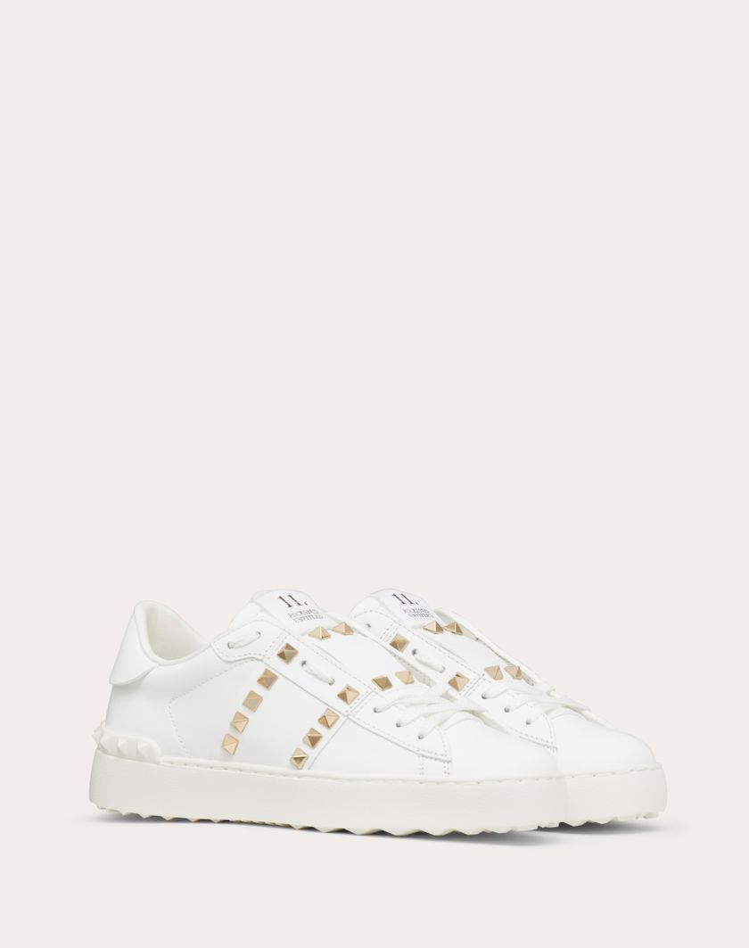 Valentino Handbags Sneaker Rockstud Untitled per Donna in Bianco | Valentino IT Shopping online