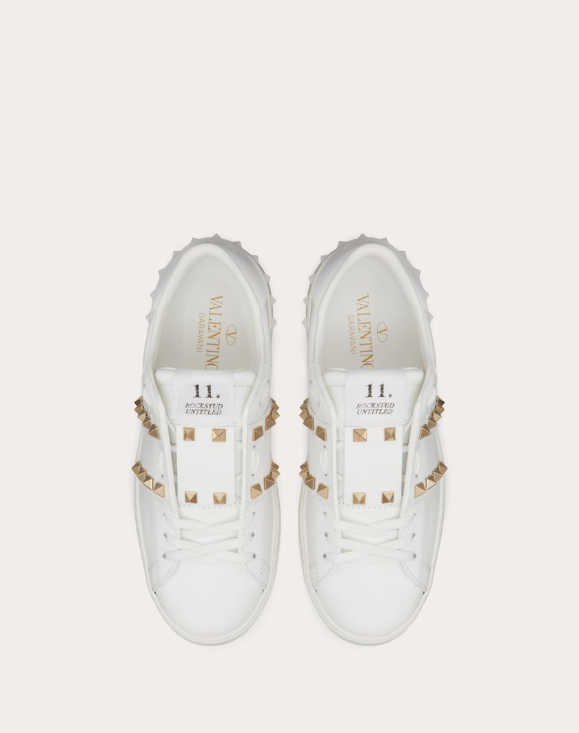 Valentino Handbags Sneaker Rockstud Untitled per Donna in Bianco | Valentino IT Shopping online