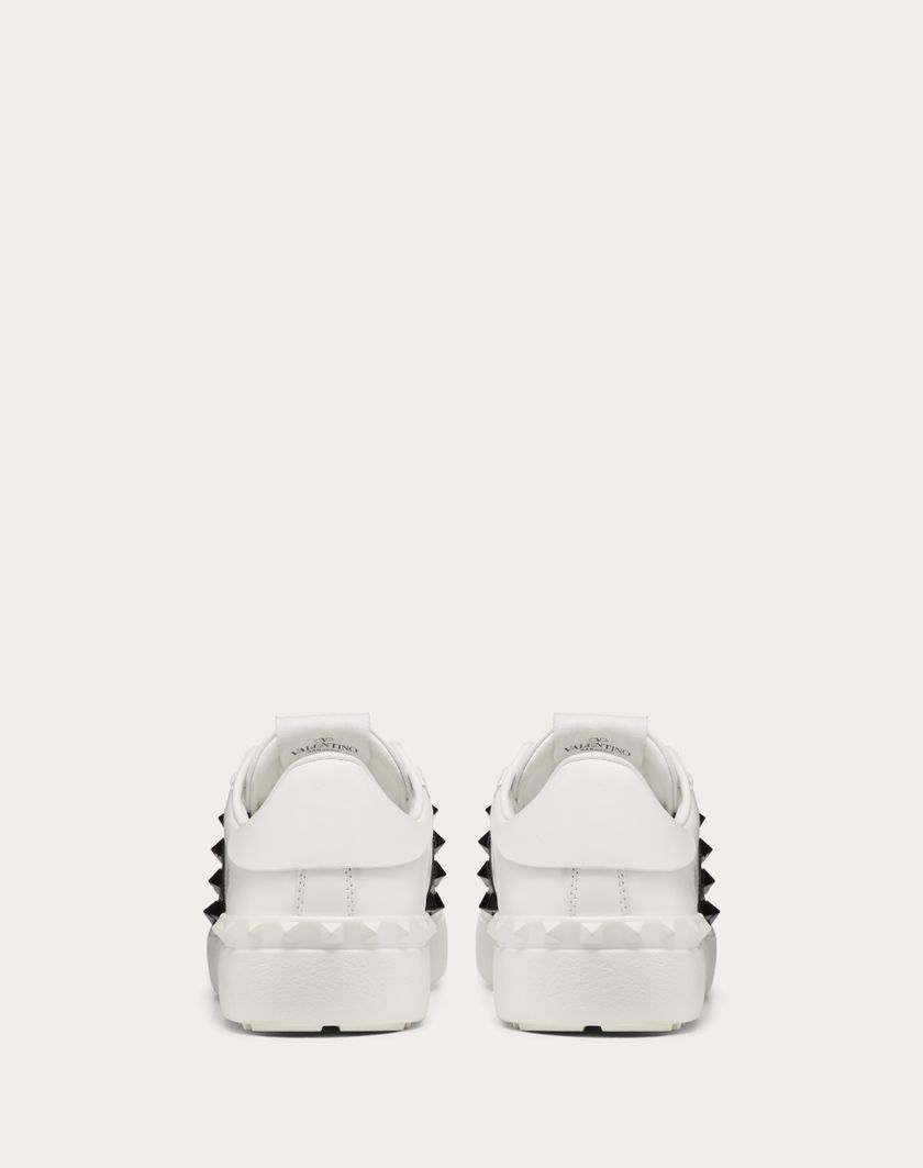 Valentino Handbags Sneaker Rockstud Untitled In Vitello Con Borchie In Tono per Donna in Bianco/ Nero | Valentino IT Black Friday