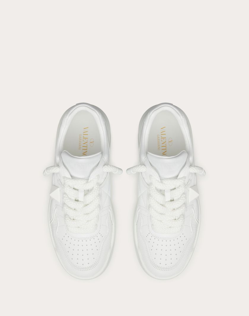 Valentino Handbags Sneaker One Stud Xl In Nappa per Donna in Bianco | Valentino IT Offerta San Valentino