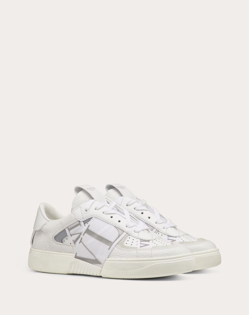 Valentino Handbags Sneaker Vl7n In Vitello E Nastri per Donna in Bianco | Valentino IT Offerta migliore