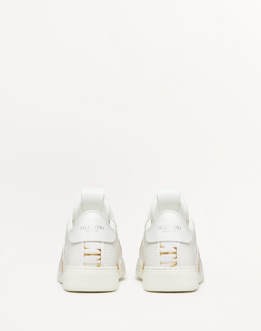 Valentino Handbags Sneaker Vl7n In Vitello E Nastri per Donna in Bianco/antique Brass | Valentino IT Latest fashion
