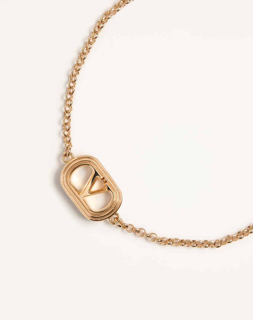Valentino Handbags Bracciale Ovalette In Metallo E Perla Swarovski® per Donna in Multicolor | Valentino IT Promozione temporanea