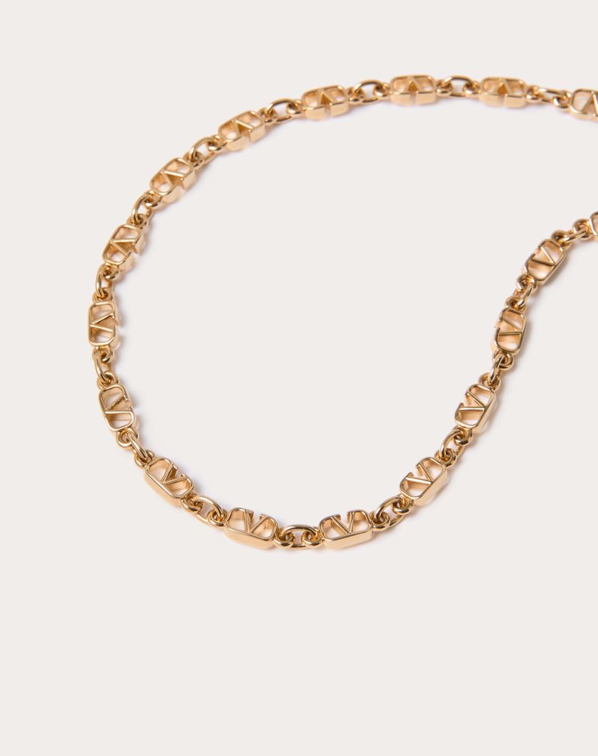 Valentino Handbags Collana Vlogo Signature In Metallo per Donna in Oro | Valentino IT Sostegno trimestrale