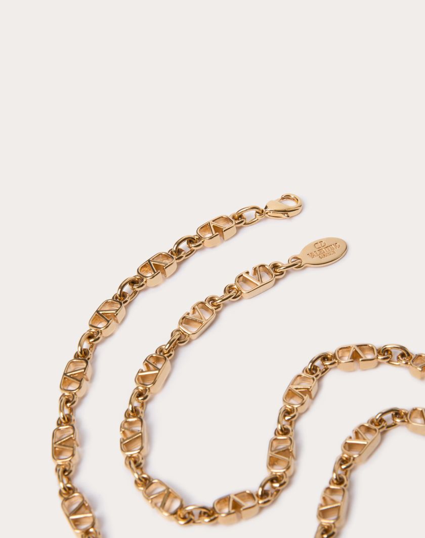 Valentino Handbags Collana Vlogo Signature In Metallo per Donna in Oro | Valentino IT Sostegno trimestrale