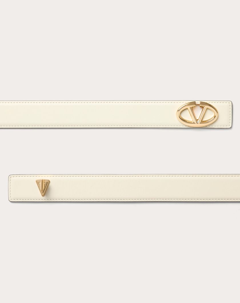Valentino Handbags Cintura Vlogo The Bold Edition In Vitello 30 Mm per Donna in Tabacco | Valentino IT Promozione
