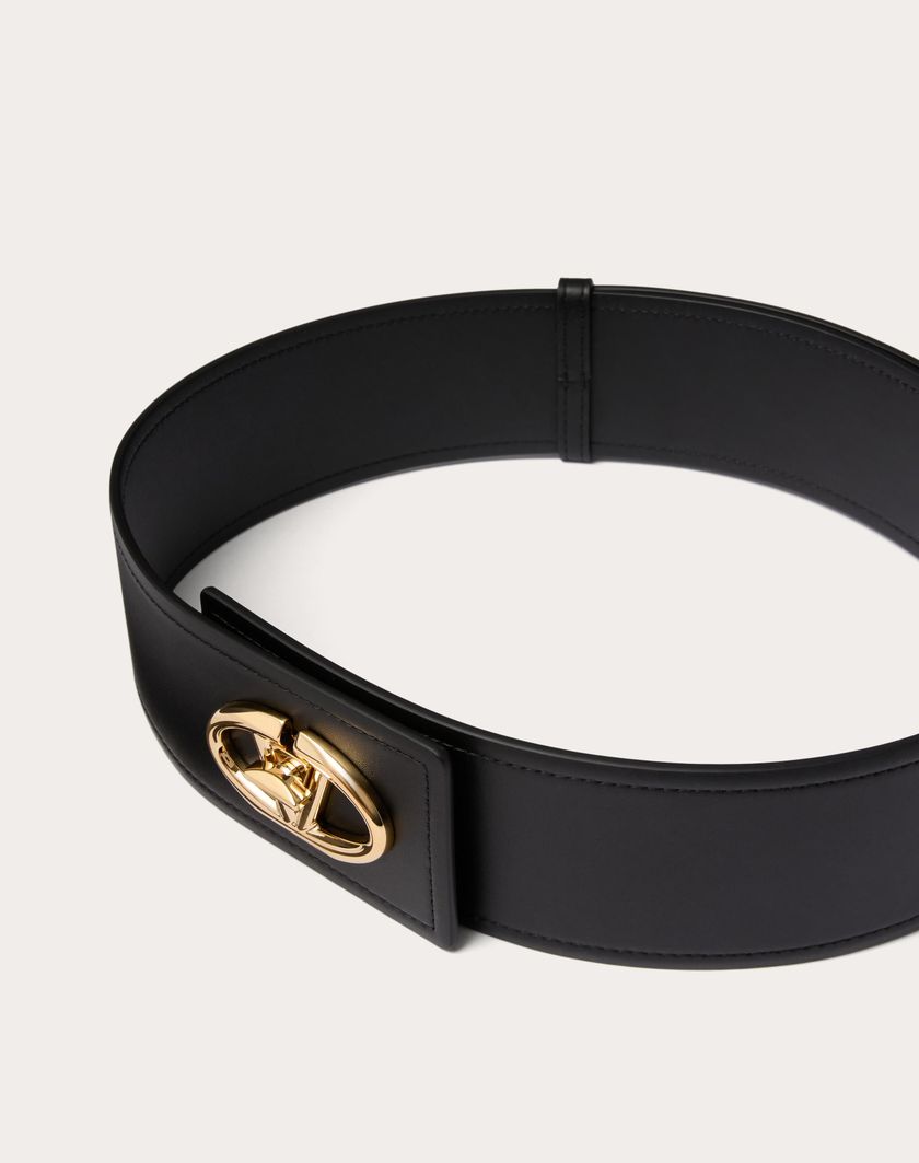 Valentino Handbags Cintura Vlogo The Bold Edition In Vitello 60 Mm per Donna in Nero | Valentino IT Spedizione Gratuita