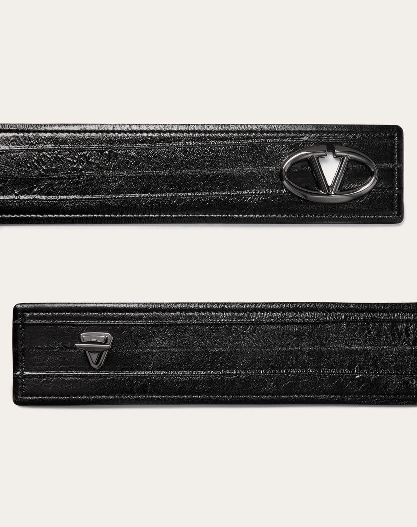 Valentino Handbags Cintura Vlogo The Bold Edition In Anguilla 60 Mm per Donna in Nero | Valentino IT Pezzi Unici