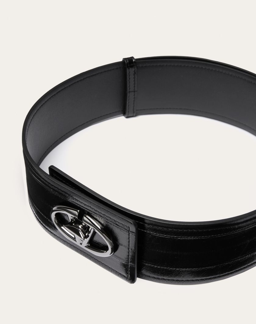 Valentino Handbags Cintura Vlogo The Bold Edition In Anguilla 60 Mm per Donna in Nero | Valentino IT Pezzi Unici
