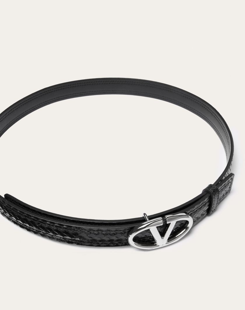 Valentino Handbags Cintura Vlogo The Bold Edition In Ayers 20 Mm per Donna in Nero | Valentino IT Negozi Online