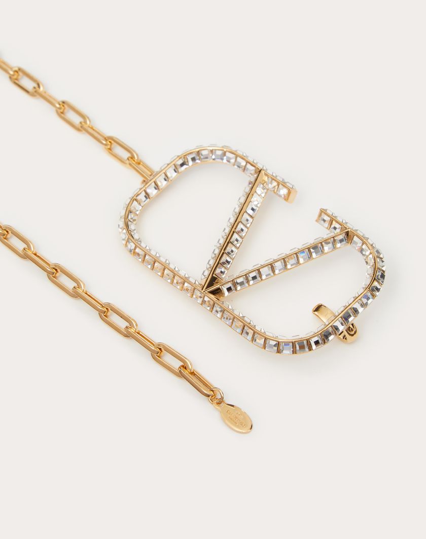Valentino Handbags Cintura A Catena Vlogo Signature per Donna in Oro | Valentino IT Negozio