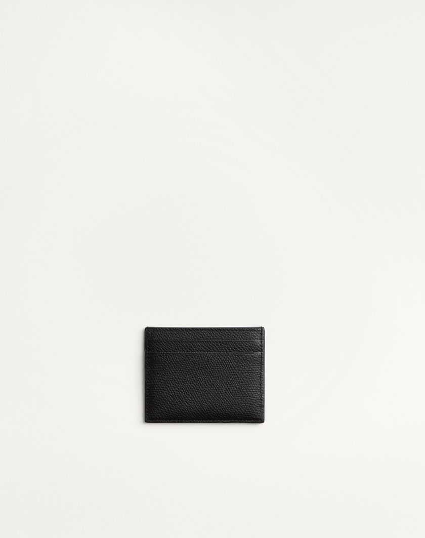 Valentino Handbags Portacarte Vlogo Signature In Vitello Granato per Donna in Rose Quartz | Valentino IT Offerta Anniversario