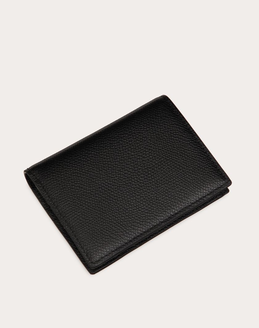 Valentino Handbags Portafoglio Compatto Vlogo Signature In Vitello Granato per Donna in Blu Porcellana | Valentino IT Fino al 60% di sconto