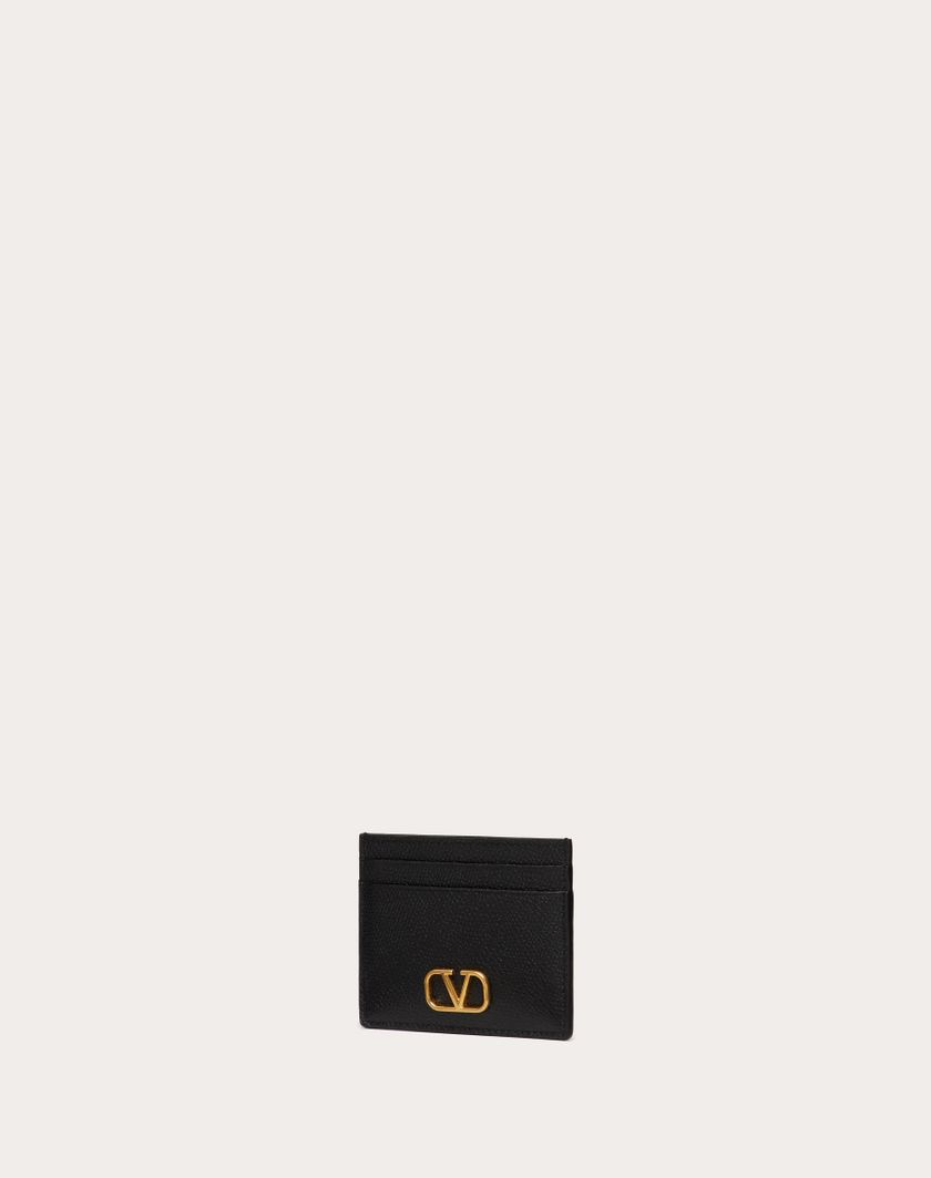Valentino Handbags Portacarte Vlogo Signature In Vitello Granato per Donna in Rose Cannelle | Valentino IT Sostegno trimestrale