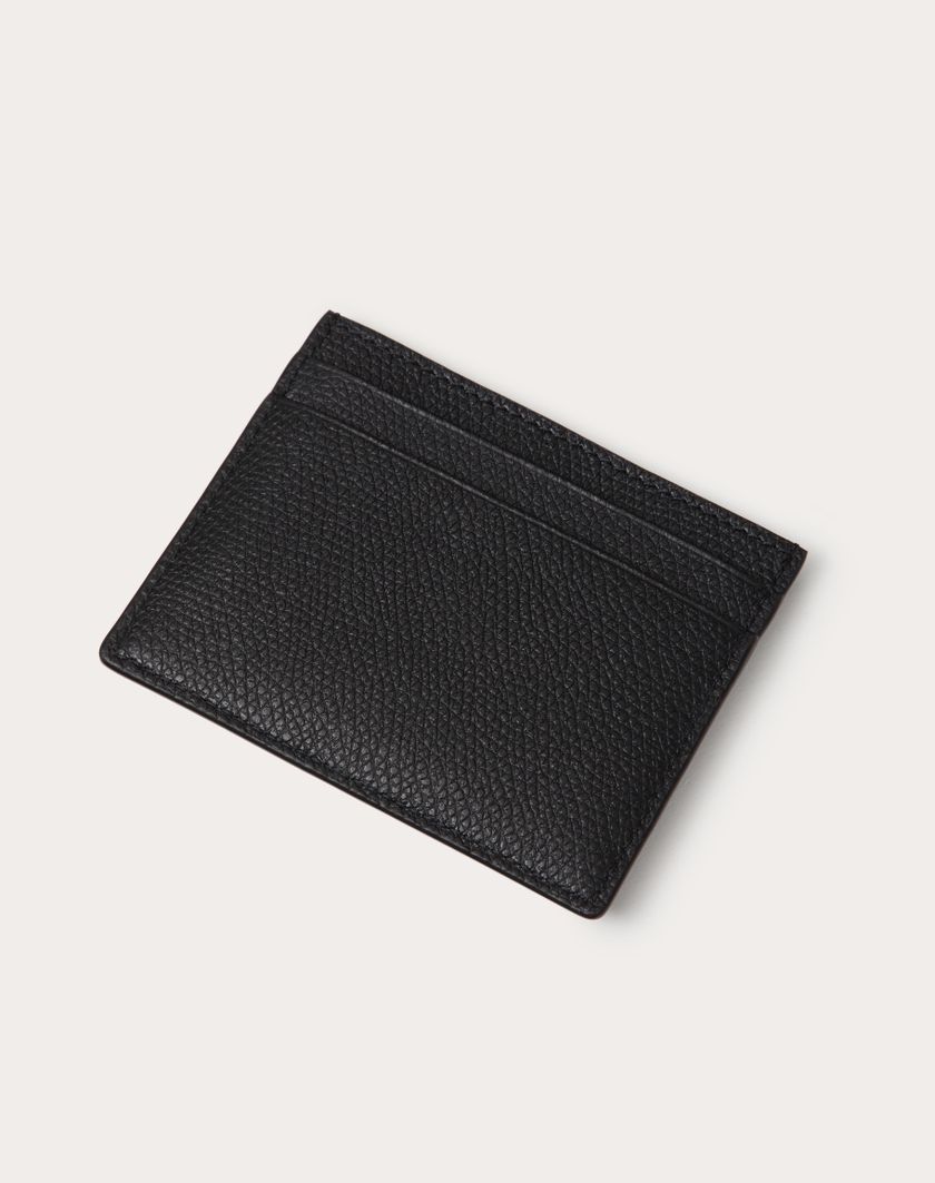 Valentino Handbags Portacarte Vlogo Signature In Vitello Granato per Donna in Nero | Valentino IT Fino al 55% di sconto