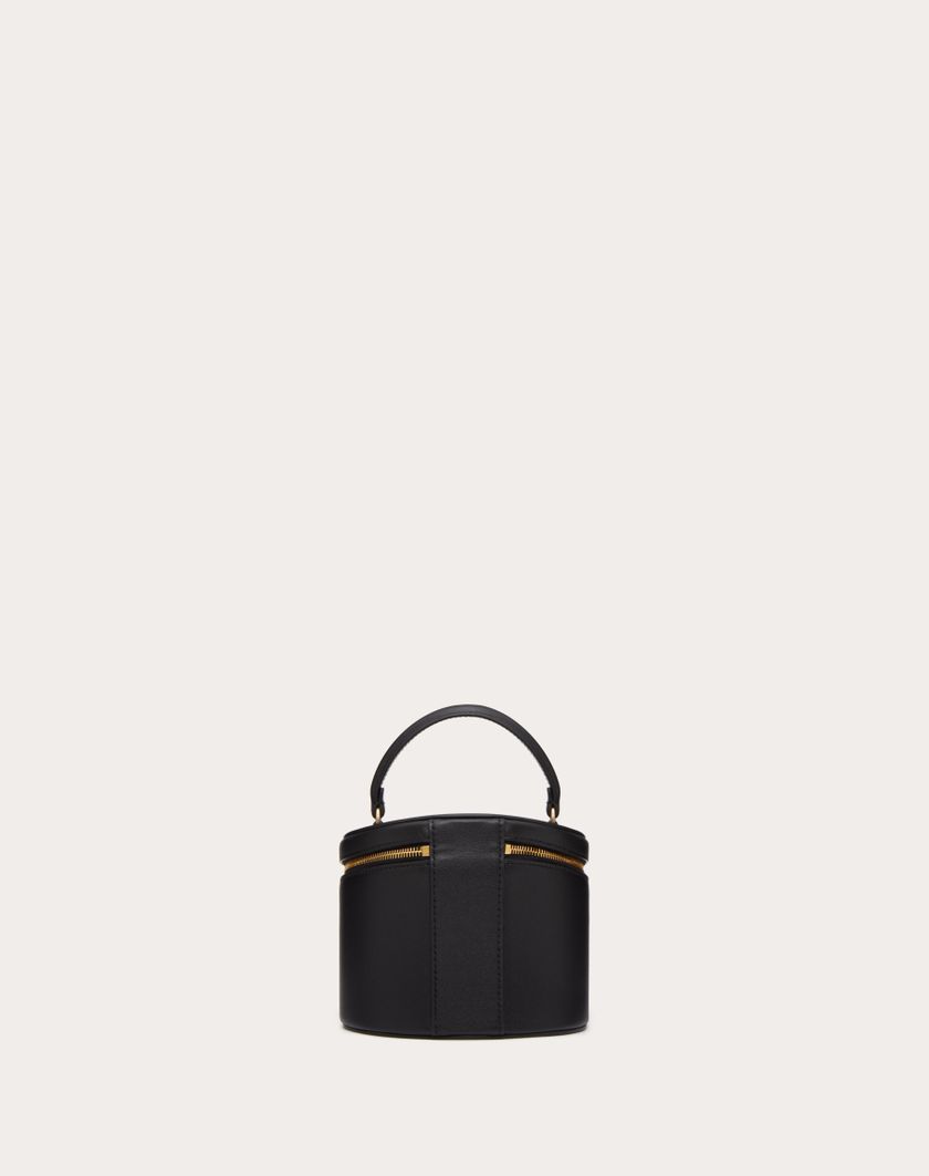 Valentino Handbags Mini Vanity Porta Gioielli Vlogo Signature In Vitello per Donna in Nero | Valentino IT Super sconto