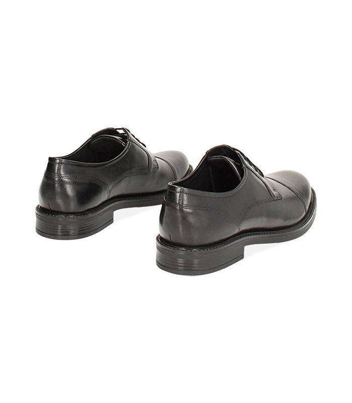 Valerio 1966 MAN SHOES OXFORD LEATHER NERO Moda