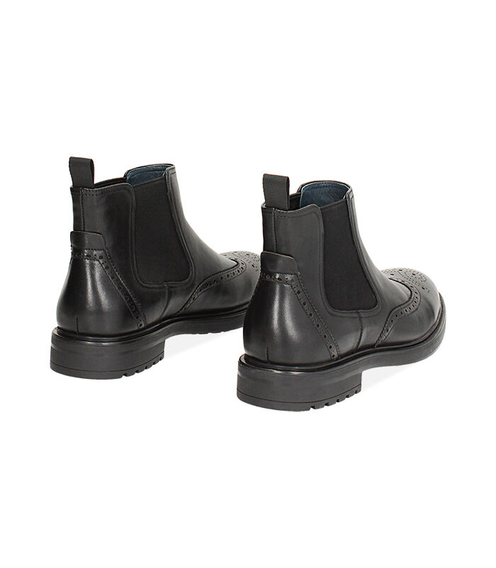 Valerio 1966 Beatles nero in pelle stile oxford | Valerio 1966 Consegna Veloce
